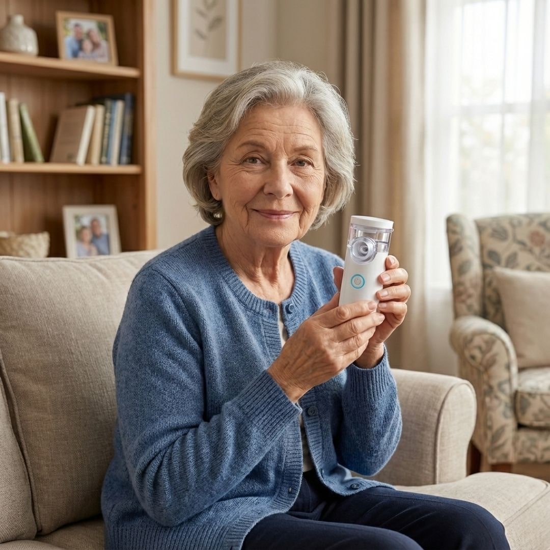 BreatheMate™ Portable Nebulizer for Comfortable Breathing