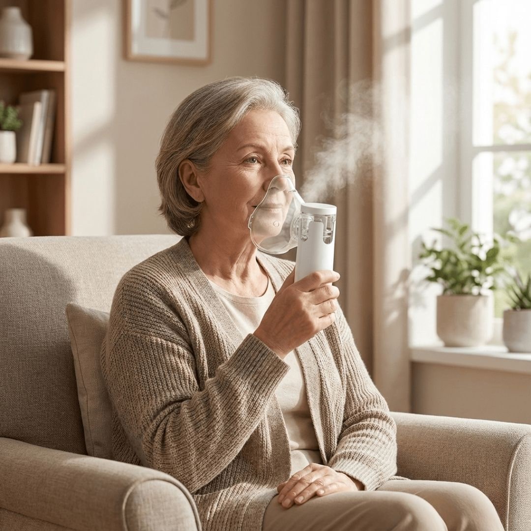 BreatheMate™ Portable Nebulizer for Comfortable Breathing